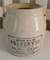 Stoneware Preserves Jar