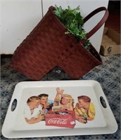 Stair Basket And Coke Tray