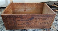 Colgate Barbers Soap Box