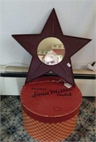 Louise Miller Hat Box and Tin Star Mirror