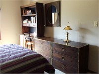 5 pc. Bassett Campaign Style Bedroom Suite