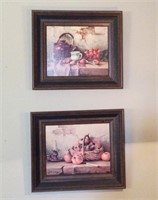 2 Framed Still Life Prints