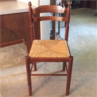 Desk Chair with Rush Seat