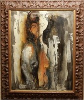 Rino Giacomelli "Figura Femminile" Oil on Canvas