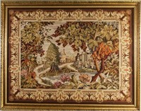 19th CENTURY FRENCH NEEDLEPOINT TAPESTRY