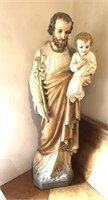 3' 6" St. Joseph & Infant Jesus Statue
