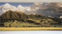 Panoramic Canvas Photograph Mountain Range