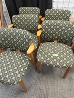 Set of Five Knoll Mid Century Chairs: Have Been Re