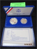 1986 U.S. Mint Proof Set: Liberty Silver Dollar &