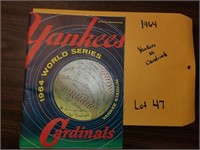 1964 Yankees & Cardinals World Series Program