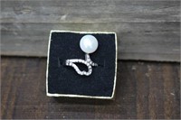 Sterling Silver Pearl Wrap Ring