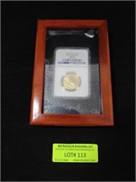 2009 Early Release $25 – Gold Coin MS – 70