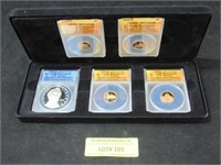 2009 – Five Coin Proof Set – Lincoln Bicentennial
