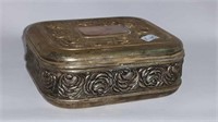 Electroplated zinc box 5 inch by 5 inch by 2 inch