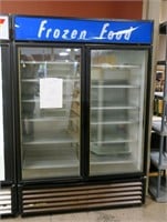 True 2-door Freezer with newer remote compressor,