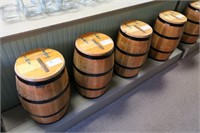 4 - Wooden Bulk Food barrels (Paraffin Lined)