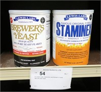 2- Lewis Labs; Staminex and Brewer's Yeast