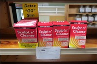 Lot - Sculpt n' Cleanse dietary supplements