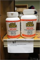 2 - Natural Factors MSM 1000 mg tablets