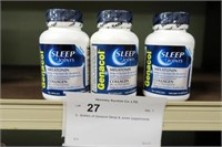 3 - Bottles of Genacol Sleep & Joints supplements