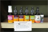 7 - Bottles of Liquid Extracts includes: