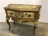 Decorative gold painted Italian table