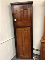 Two door pine antique cabinet