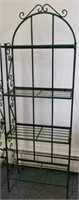 Metal Bakers rack with four shelves