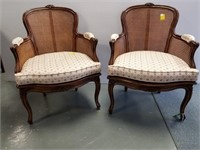 Beautiful pair of French arm chairs