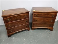Pair of 3 drawer Statton night stands