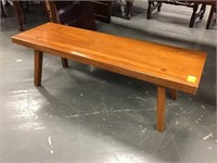Country pine bench