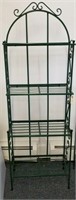 Metal bakers rack with four shelves