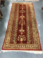 Hand tied Persian runner rug