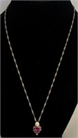 Luxury GP CZ Sterling Silver Chain and