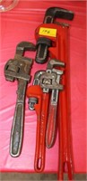 4 PC PIPE WRENCHES