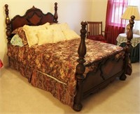 1930'S VINTAGE BED AND BEDDING
