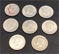 selection of JFK Half Dollars