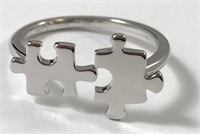 .925 Jigsaw Pieces Ring