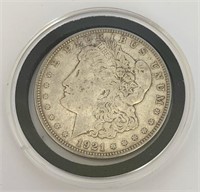 1921 D morgan Silver Dollar