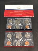1987 Uncirculated coin Set