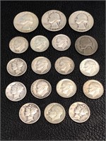 Selection of American coins