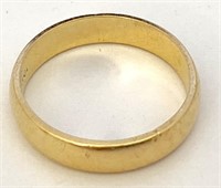 10K Gold Mens Wedding Band