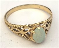 14K Gold and Stone Ring