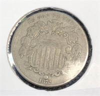 1872 Shield Nickel