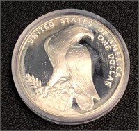 1984 Olympic Silver Proof Dollar