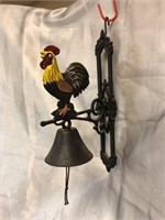 Cast Iron Rooster Bell