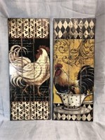 Rooster Wall Plaques