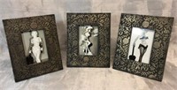 Three Framed Marilyn Monroe Pictures