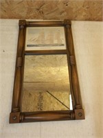 Vintage Homeward Bound Nautical Mirror