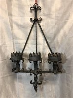 Wrought Iron Hanging Candle Holder